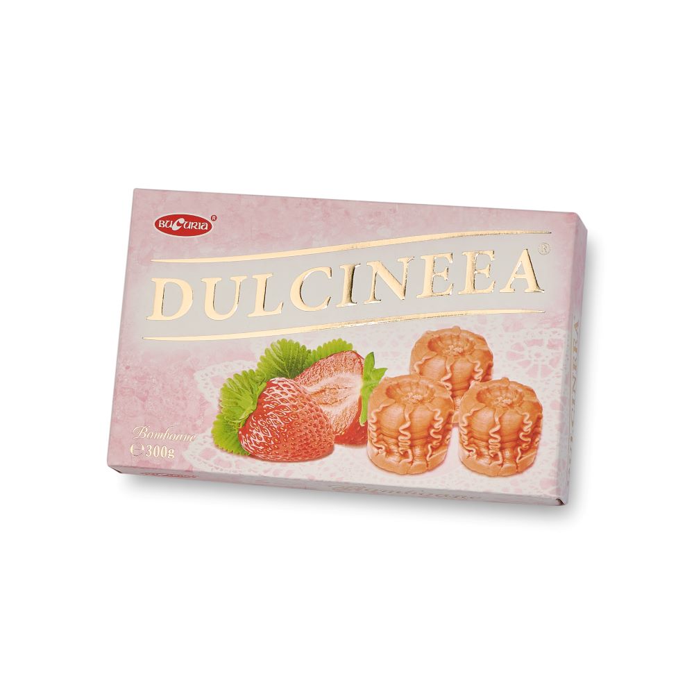 Bomboane Dulcineea capsuni 300gr